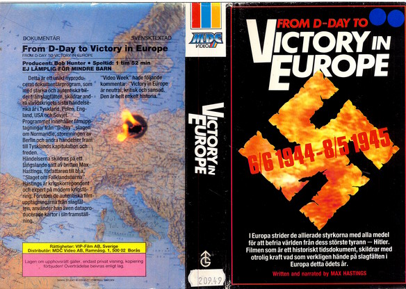 VICTORY IN EUROPE (Vhs-Omslag)
